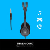 Logitech H111 Stereo 3.5mm Multi-Device Wired Headset